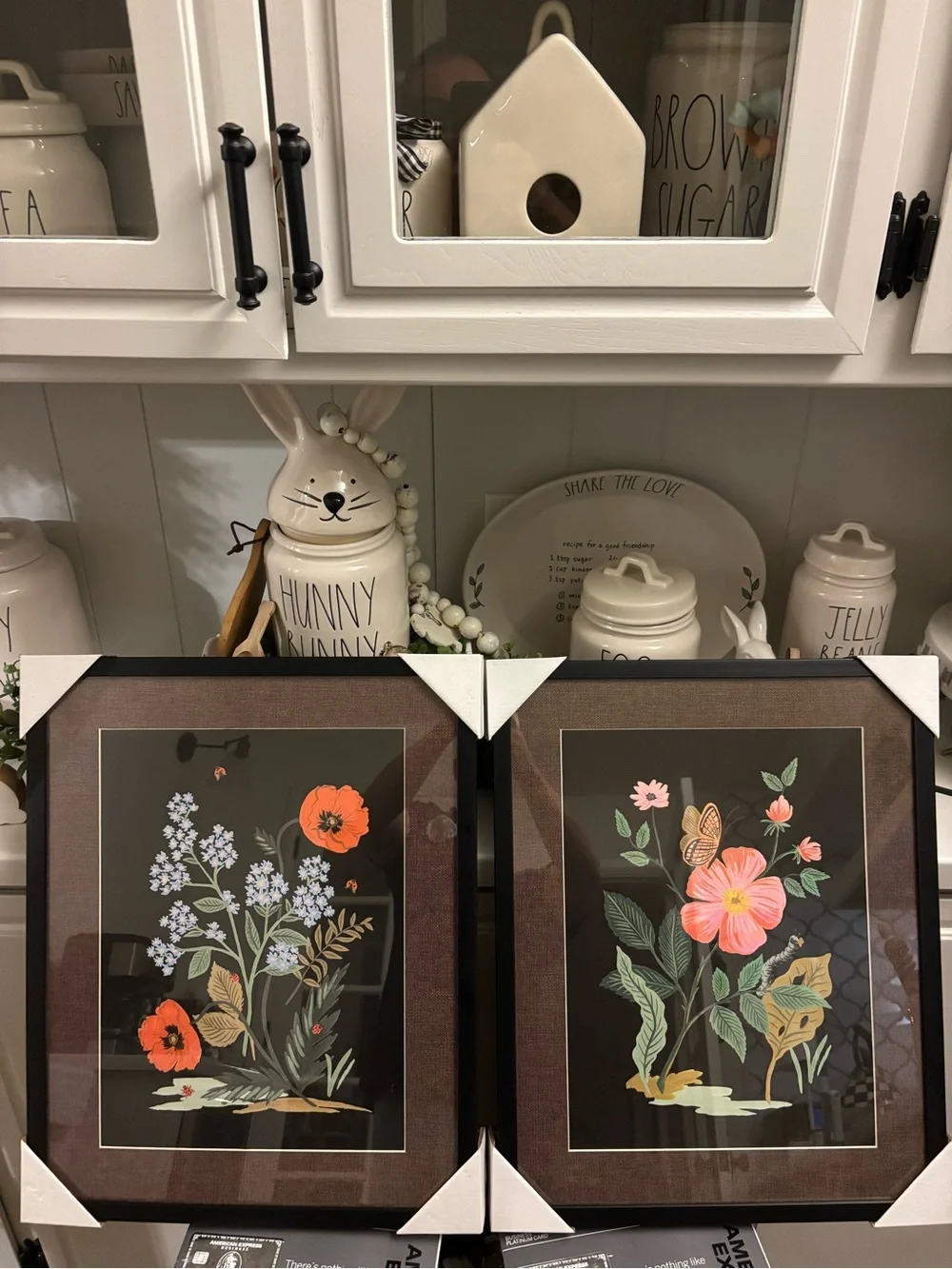 Rifle Paper Co. Orange & Pink Floral Framed Prints